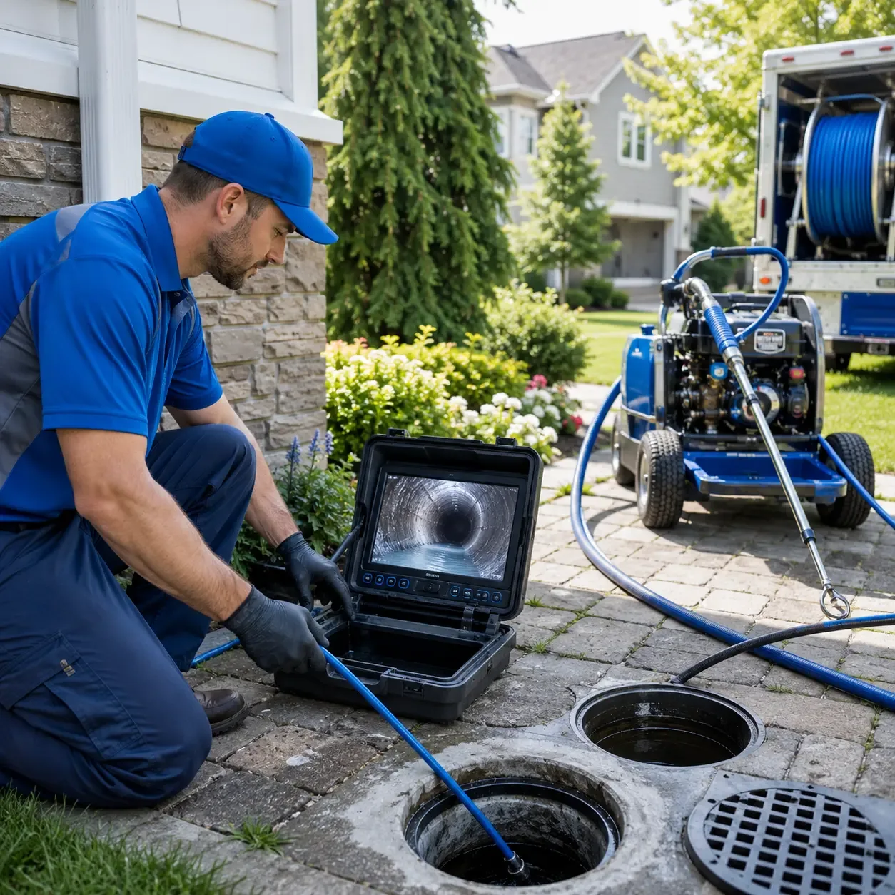 Outdoor drain cleaning professionals serving Rocky Ridge, MD